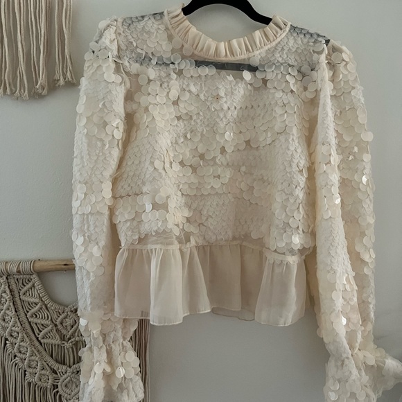 Sequin Zara Blouse - Picture 1 of 4